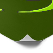 グリーン生物学的災害［有害物質］スカル ポスター (角)