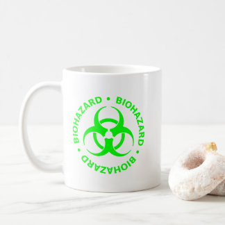 グリーン生物学的災害［有害物質］警告ズマグ コーヒーマグカップ
