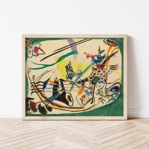 グリーン用勉強縁ど Kandinsky ポスター