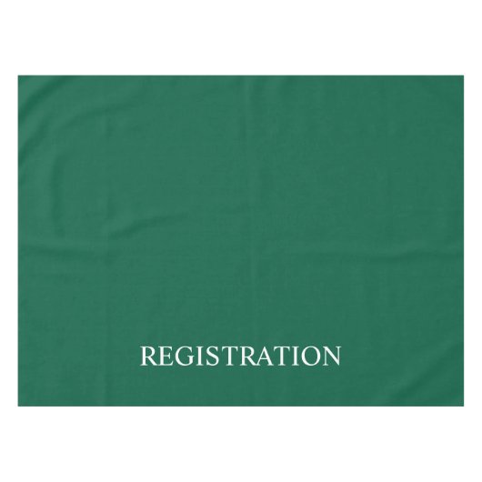 グリーン登録デスク テーブルクロス (正面(横))