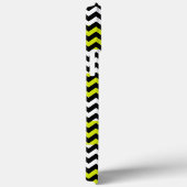 グリーン白黒シボロンジグザグザ Case-Mate iPhoneケース (裏面 / 右)