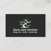 グリーン盆栽気に芝園芸造園 名刺 (正面)