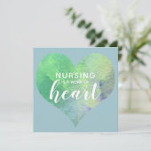 グリーン看護はバレンタインのハートだ シーズンカード (スタンド正面)