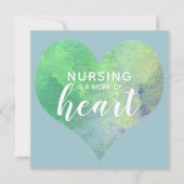 グリーン看護はバレンタインのハートだ シーズンカード (正面)