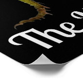 グリーン祈ズマンチヨガパーソナライズされた ポスター (角)