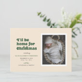 グリーン私はクリスマス誕生に家に 案内状 (スタンド正面)