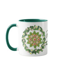 グリーン秋リースフローラ葉ーズHappy Thanksgiving