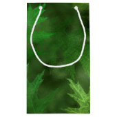 グリーン秋紅葉 スモールペーパーバッグ (裏面)