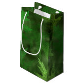 グリーン秋紅葉 スモールペーパーバッグ (裏面アングル)