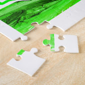 グリーン稲妻 ジグソーパズル (側面)