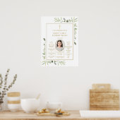 グリーン第一聖区おもしろい事実写真のサイン ポスター (キッチン)