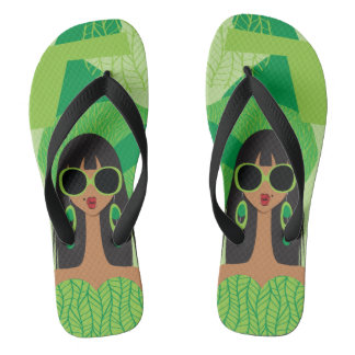 グリーン簡単ではないビーチサンダル ビーチサンダル