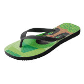 グリーン簡単ではないビーチサンダル ビーチサンダル (アングル)
