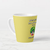 グリーン素晴らしだ。森国際的の日(IDF) カフェラテマグ (左アングル)