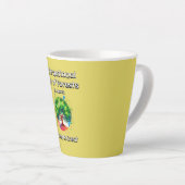 グリーン素晴らしだ。森国際的の日(IDF) カフェラテマグ (右アングル)