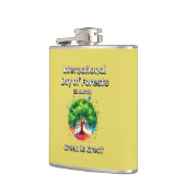 グリーン素晴らしだ。森国際的の日(IDF) フラスク (左)