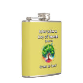 グリーン素晴らしだ。森国際的の日(IDF) フラスク (右)