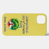 グリーン素晴らしだ。森国際的の日(IDF) Case-Mate iPhoneケース (裏面 (横))