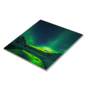 グリーン素晴らしオーロラ タイル (側面)