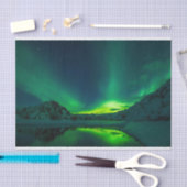 グリーン素晴らしオーロラ 薄葉紙 (クラフト)