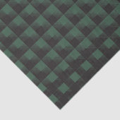 グリーン素朴とブラックバッファロープレイドホリデー 薄葉紙 (詳細)