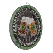 グリーン素朴ウッド応援ビールとシェナニガン ダーツボード (正面左)