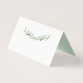 グリーン素朴オリーブリーステーブル座席表 (正面)