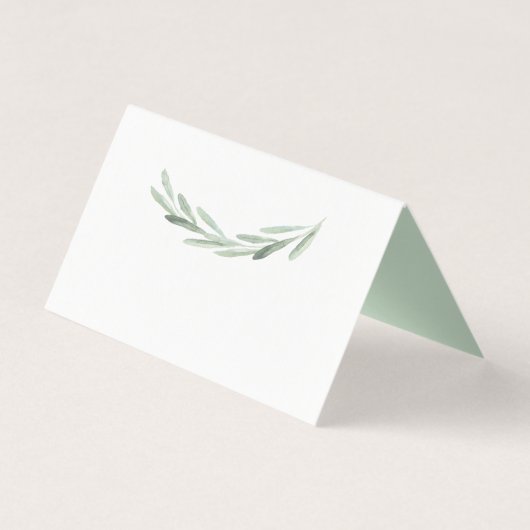 グリーン素朴オリーブリーステーブル座席表 (裏面)