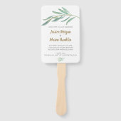 グリーン素朴リー結婚のファン計画 ハンドファン (正面)