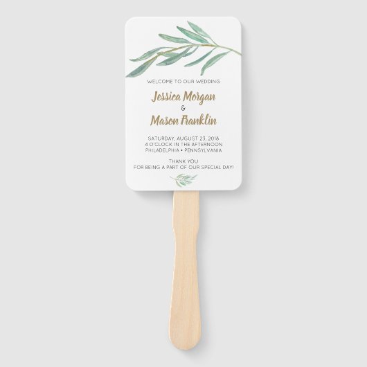 グリーン素朴リー結婚のファン計画 ハンドファン (正面)