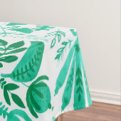 グリーン素朴春ガーデンフローラ水彩 テーブルクロス (インサイチュ)