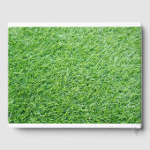 グリーン結婚に2つのゴルフボールを愛するゴルフのゴルフ ゲストブック (裏面)