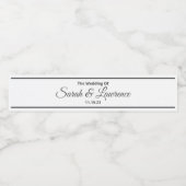 グリーン結婚のウォーターボトルラベル ペットボトルラベル (シングルラベル)