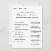 グリーン結婚の伝統ブライダルシャワーゲームカード 案内状 (正面)