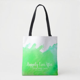 グリーン結婚の後ずっと幸せに花嫁の贈り物 トートバッグ