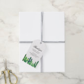 グリーン結婚サボテン感謝していは君だ。キャクティギフトラベル ギフトタグ (より糸付き)