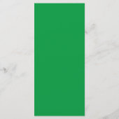 グリーン結婚ズディナー メニュー (裏面)