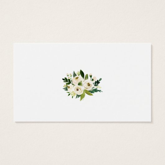 グリーン結婚フローラの楽曲リクエストカードGT (裏面)