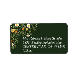 グリーン結婚フローラ ラベル