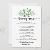 グリーン結婚ユーカリキスをするのゲームカード (正面)