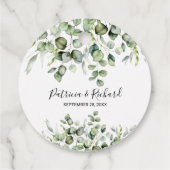 グリーン結婚リーありがとう フェイバータグ (裏面)