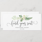 グリーン結婚リーが席の看板を見つけよう (正面/裏面)