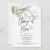 グリーン結婚リーの延期された計画変更 招待状 (正面)