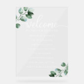 グリーン結婚リーイベント アクリルサイン (正面)