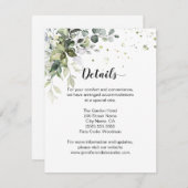 グリーン結婚リーズ エンクロージャーカード (正面/裏面)