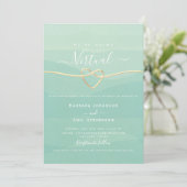 グリーン結婚仮想 招待状 (スタンド正面)