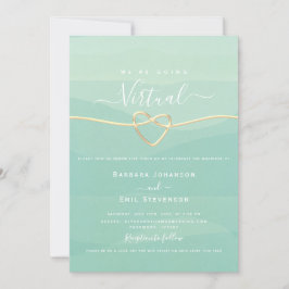 グリーン結婚仮想 招待状