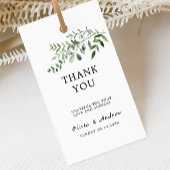 グリーン結婚式の引き出物ラベルテンプレート ギフトタグ