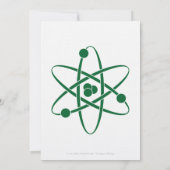 グリーン結婚式招待状 招待状 (裏面)