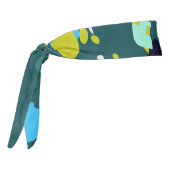 グリーン絵を描クール(ばちゃばちゃ)跳ねる タイヘッドバンド (回転270)